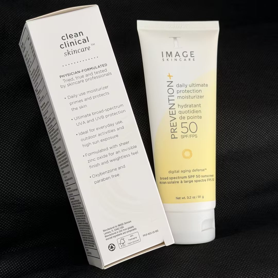SPF 50 Daily Moisturizer with Sun Protection - Hydrating Face Cream 3.2oz