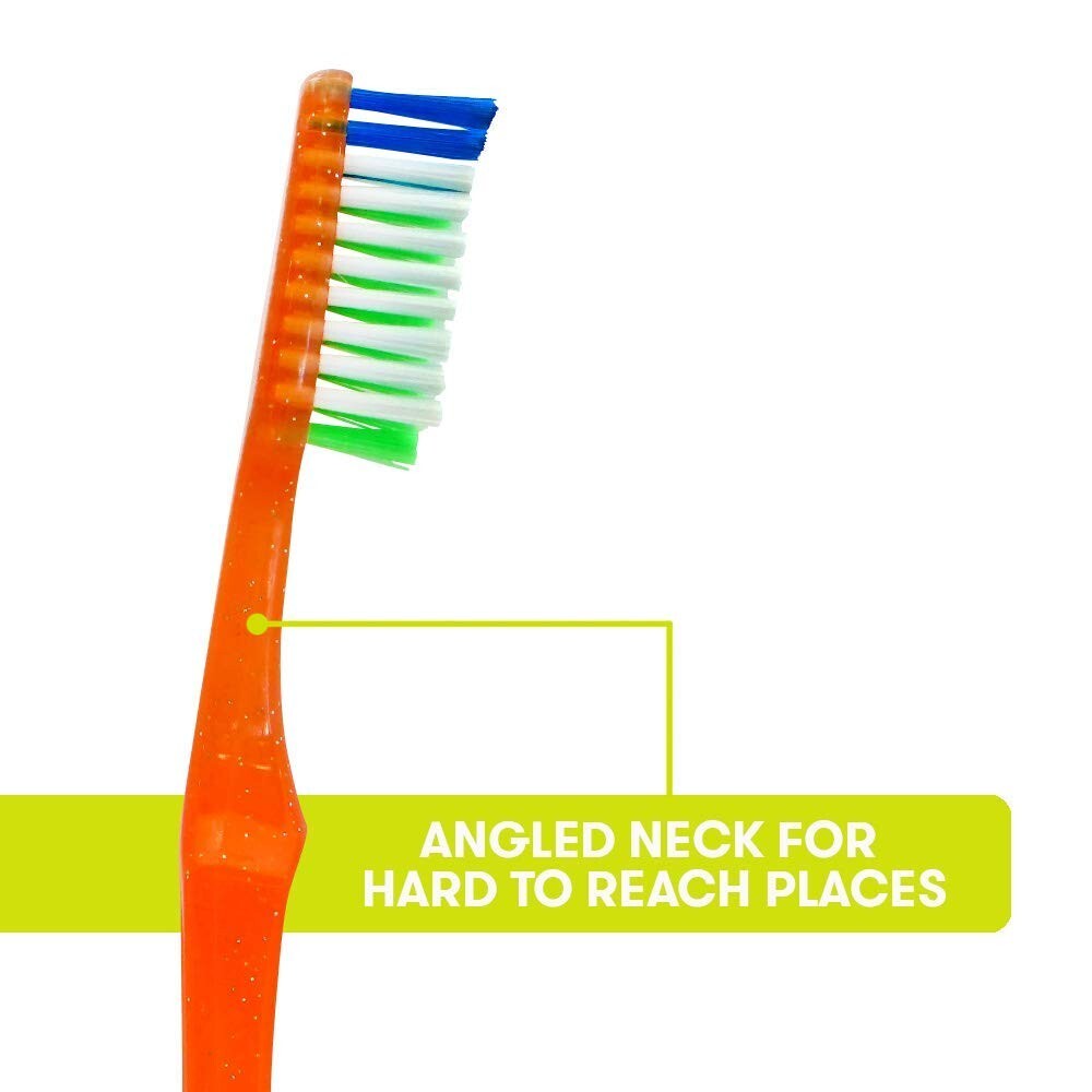 Reach Crystal Clean Firm Toothbrush Pack with Travel Cap - 12 Count