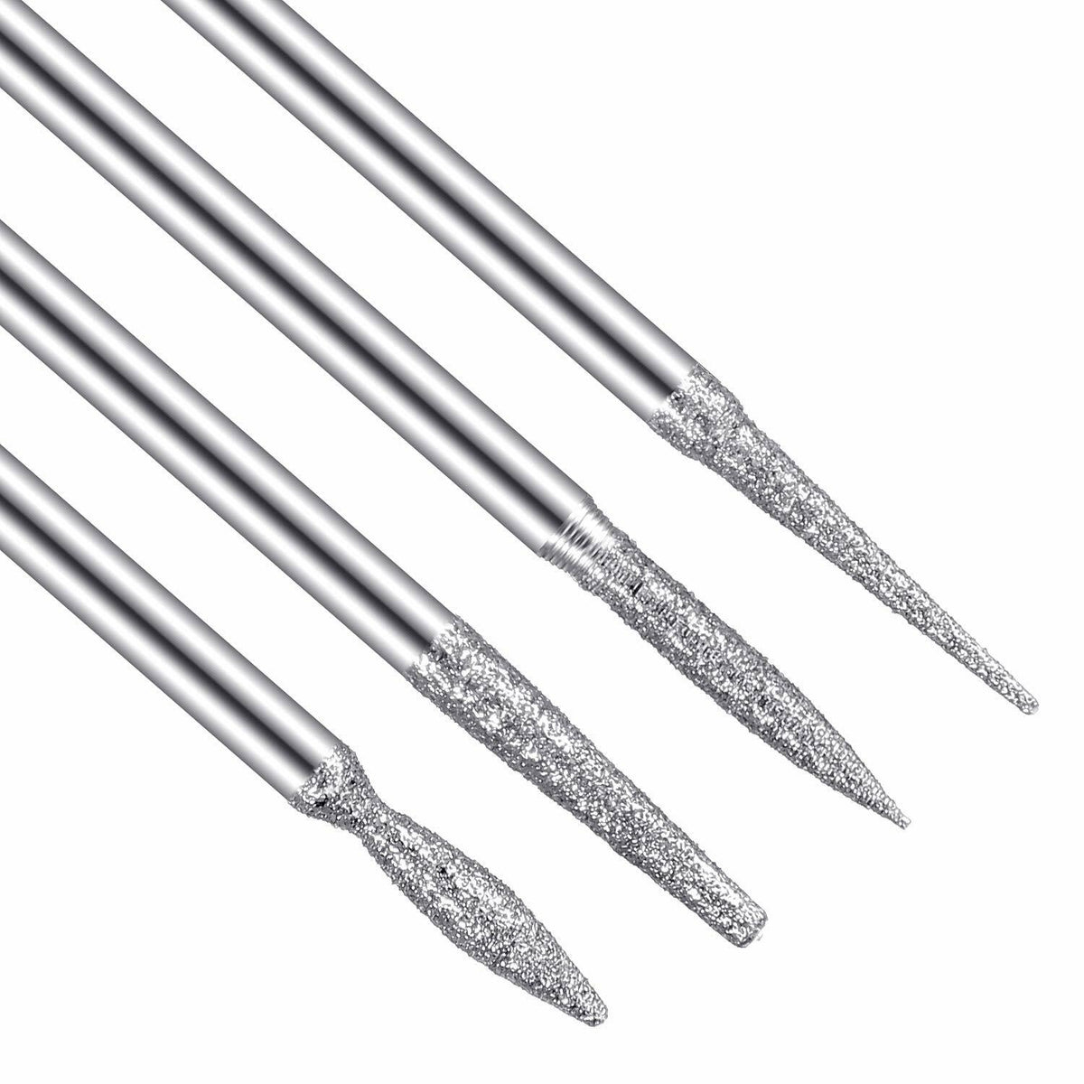 30Pcs Nail Drill Bits Set for Electric Manicure Pedicure Files - Titanium Coated