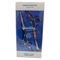 Stainless Steel Grooming Scissors Duo with Thinning Shears - Professional Hair Cutting Tools