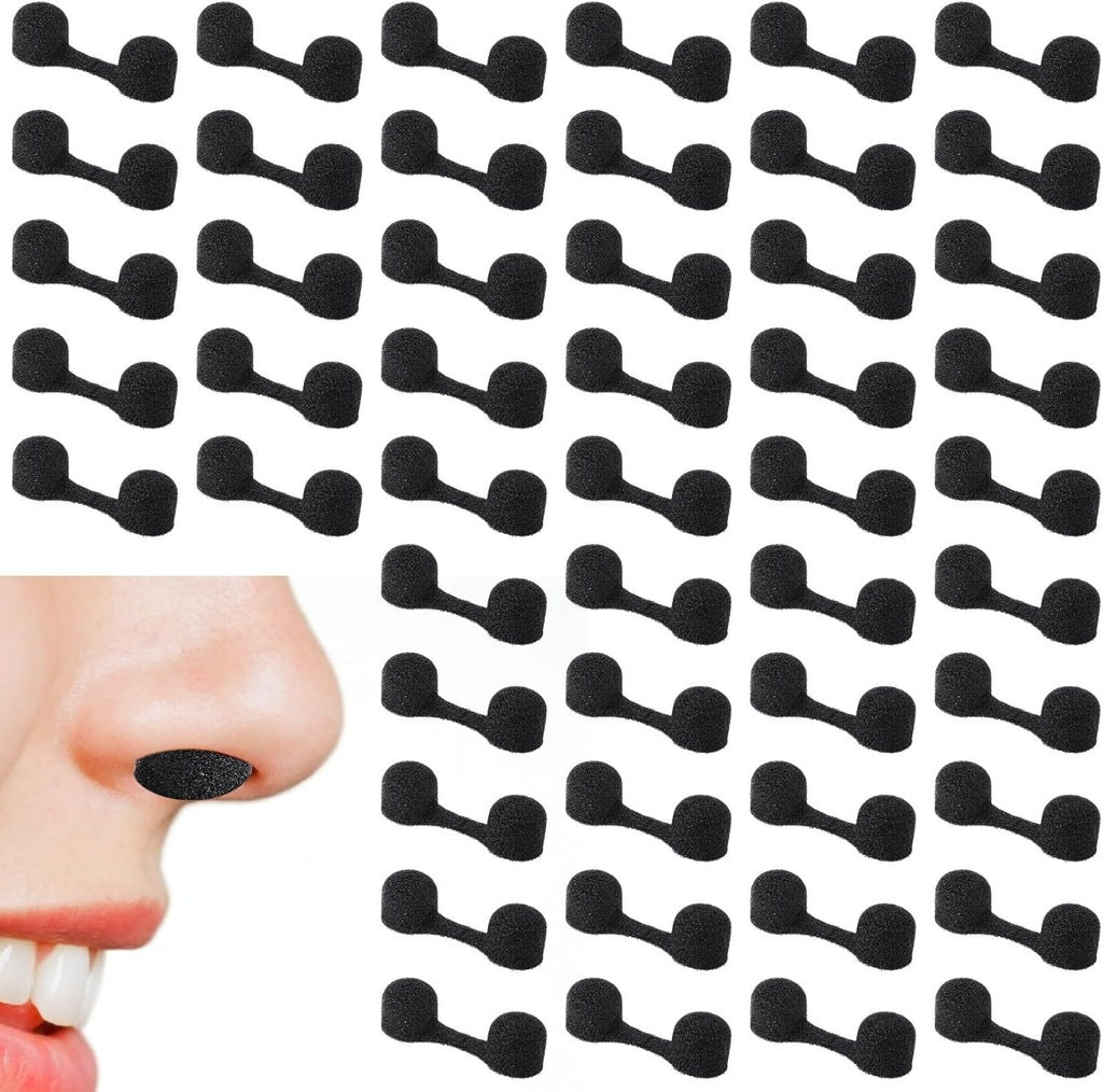 Disposable Nose Filters 100-Pack, Air Dust & Odor Protection, Soft Sponge Fit