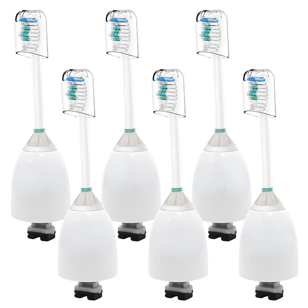 6 Pack Electric Toothbrush Replacement Heads for Sonicare E Series HX7002