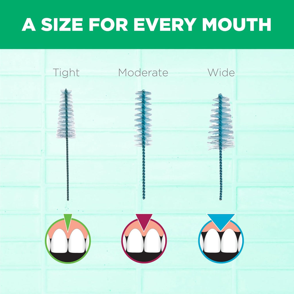 Dental Proxabrush Go-Betweens Refills for Tight Spaces and Braces