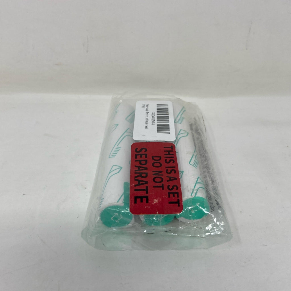 Electric Toothbrush Replacement Heads 3-Pack for Quip - White/Gray