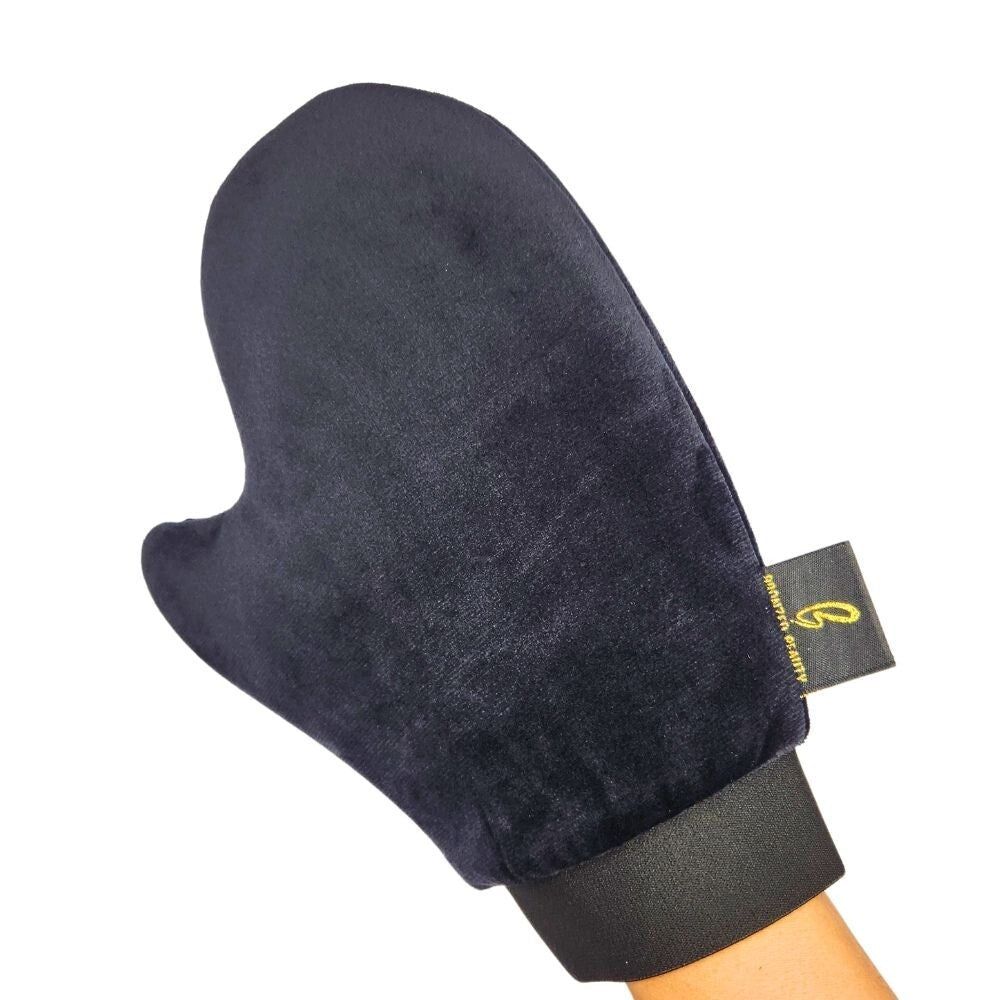 Bronzed Beauty Reusable Tanning Mitt with Elastic Band - Washable & Quick-Drying