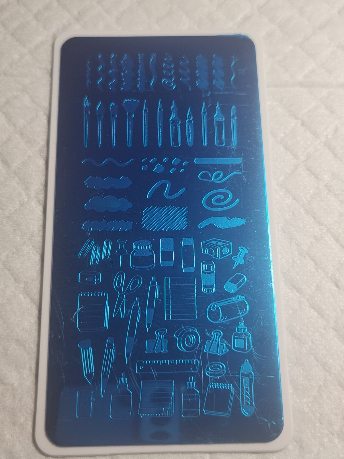 Nail Stamping Plate School Teacher Art RXT-21 for Nail Art