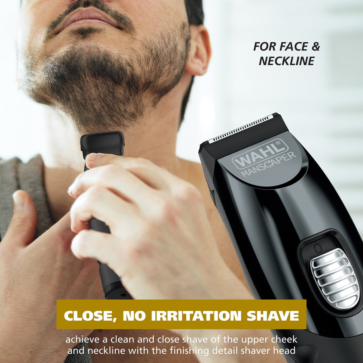 Rechargeable Men's Trimmer Kit with Attachments - Face, Body & Nose Grooming