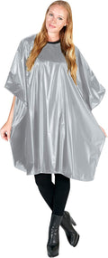 Waterproof Stain-Resistant Vinyl Shampoo Cape - 45 x 54 Inches