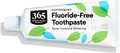 Cruelty-Free Travel Toothpaste 3 oz - Natural Mint, Fluoride-Free, Plant-Derived