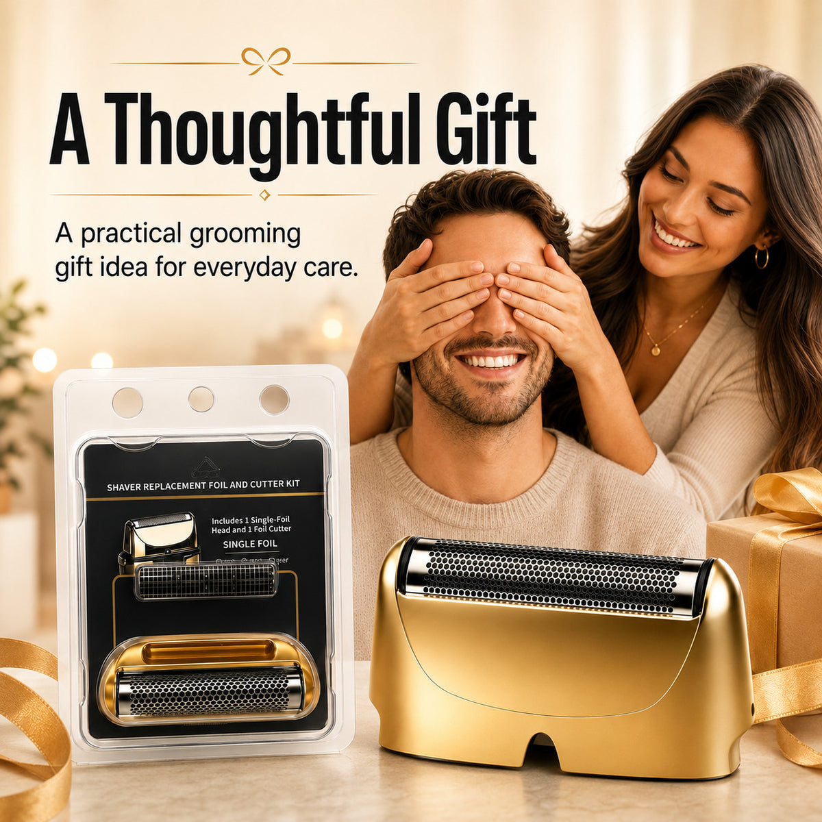 Replacement Foil & Cutter Set for Metal Single Shaver - Pack Variants