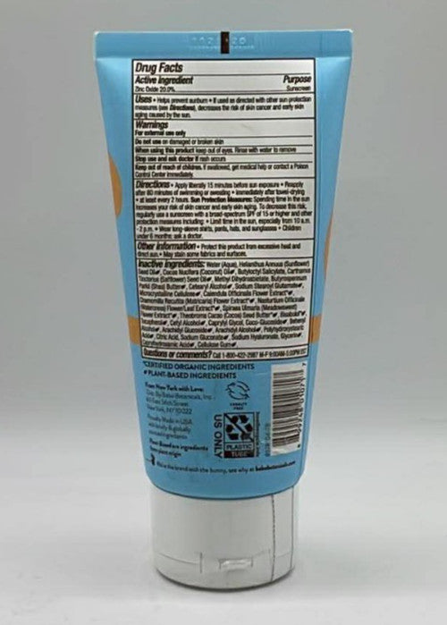 Baby Mineral Sunscreen SPF 50 - Sensitive, Chemical-Free, 3 Fl Oz