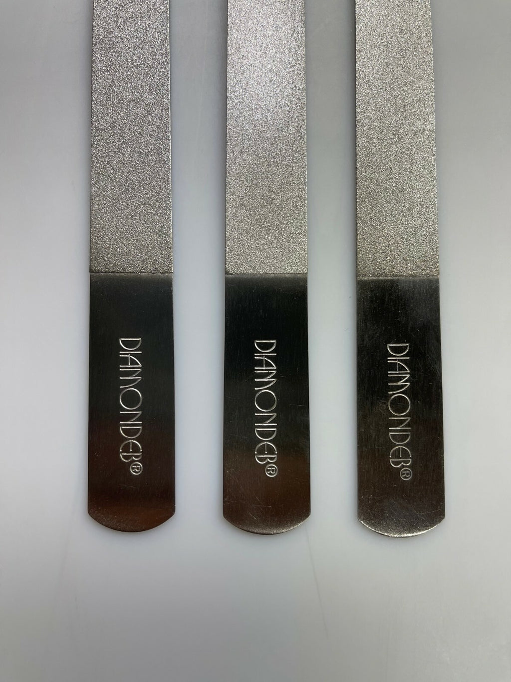 3-Pack Diamond Deb Manicure Nail Files 8 Inch Crystal Surface Authentic