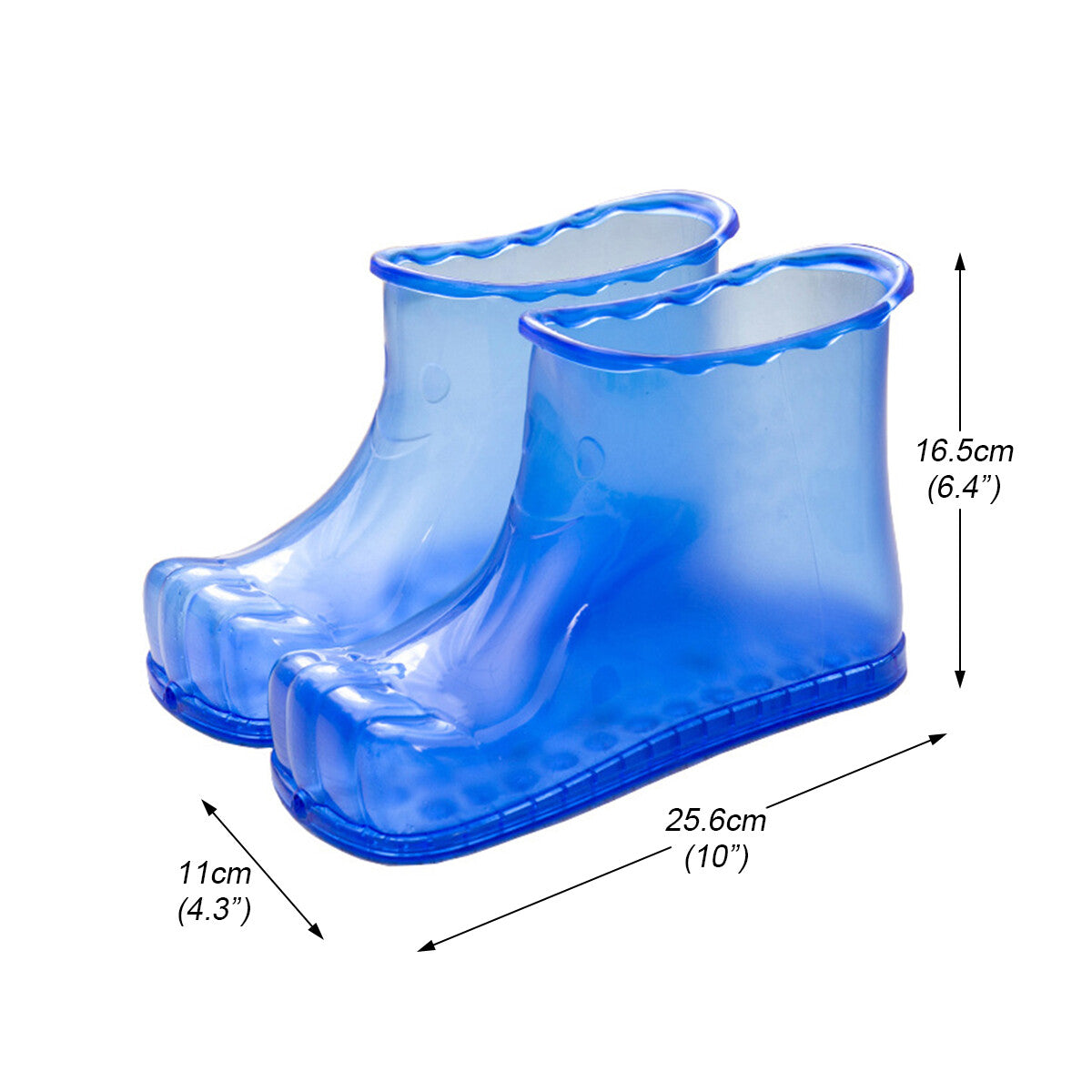 Pair Massage Foot Bath Shoes - Spa Soaking Therapy Boots for Relaxation