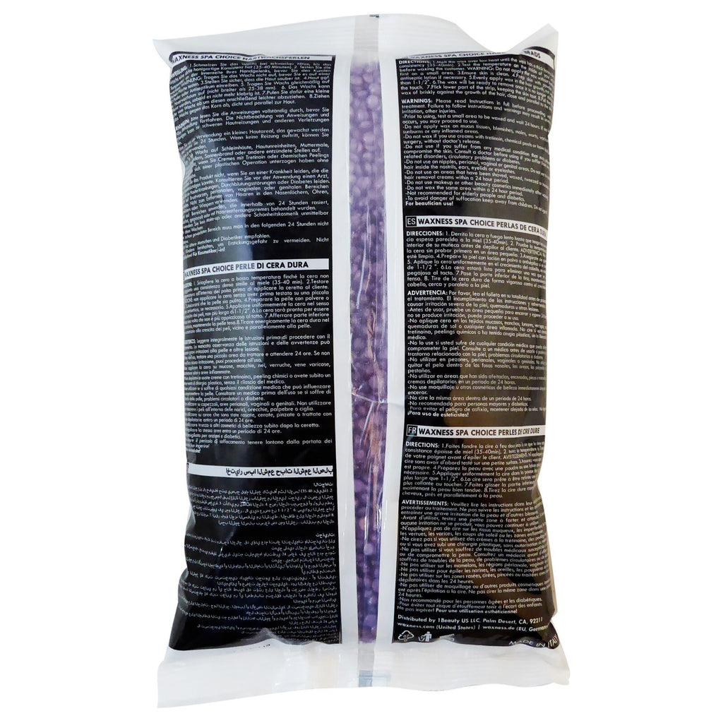 Hard Wax Beads for Hair Removal 2.2 lb Demi Creamy Tourmaline Wax Made in Italy