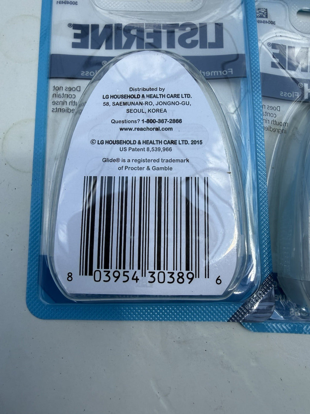 Lot of 10 Mint Dental Floss 30 Yards - Ultraclean Micro-Grooves® Technology