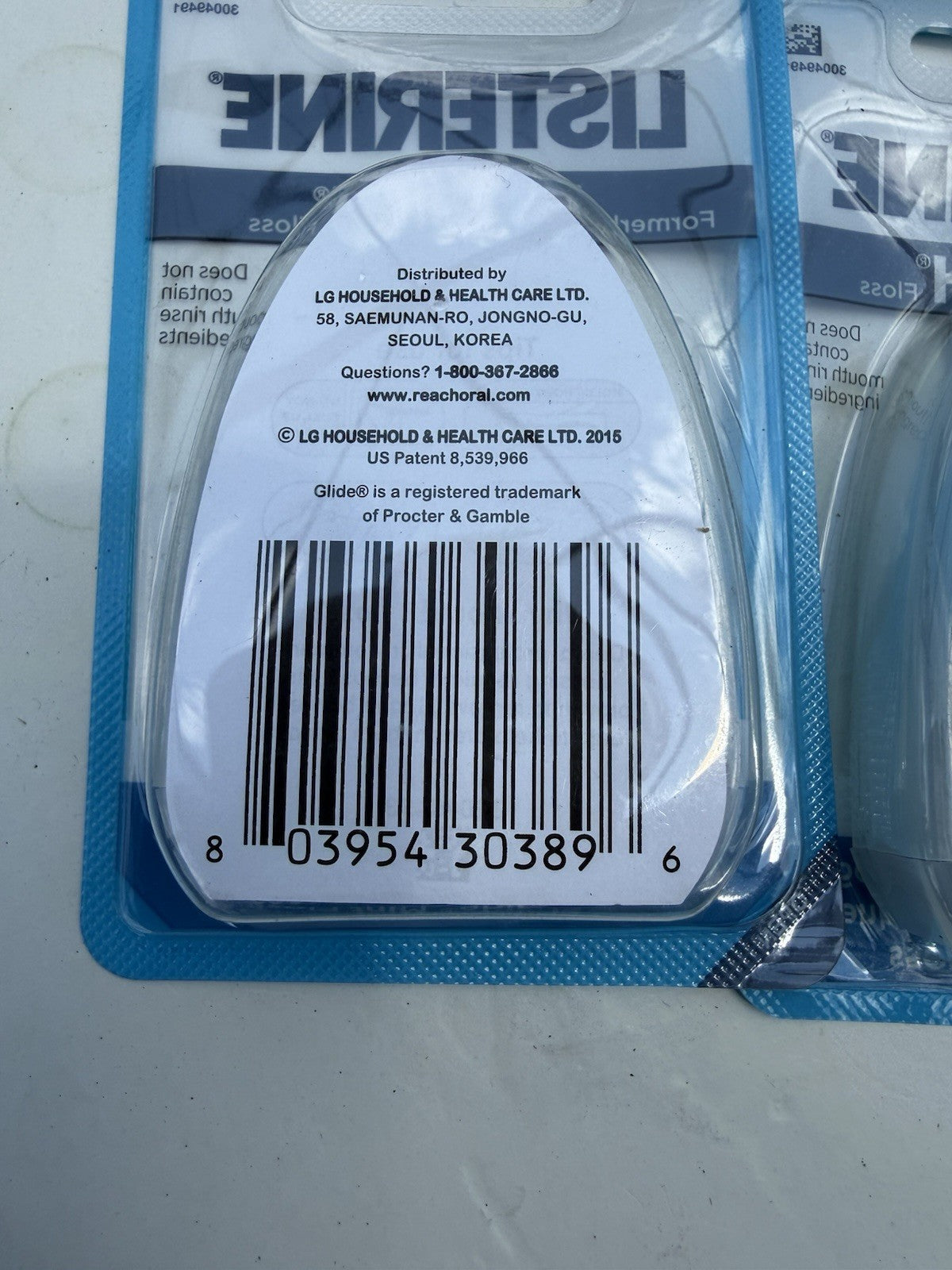 Lot of 10 Mint Dental Floss 30 Yards - Ultraclean Micro-Grooves® Technology