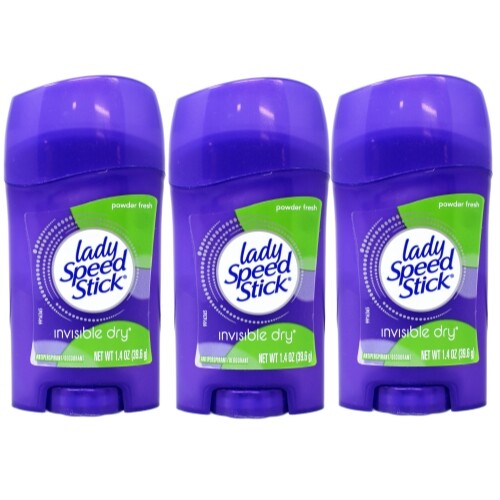 3 Pack Invisible Dry Deodorant Powder Fresh 1.4 Oz - Long Lasting Protection