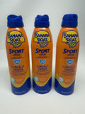 3 Pack SPF 30 Sunscreen Spray - Clear Sport Sun Protection 9.5 oz