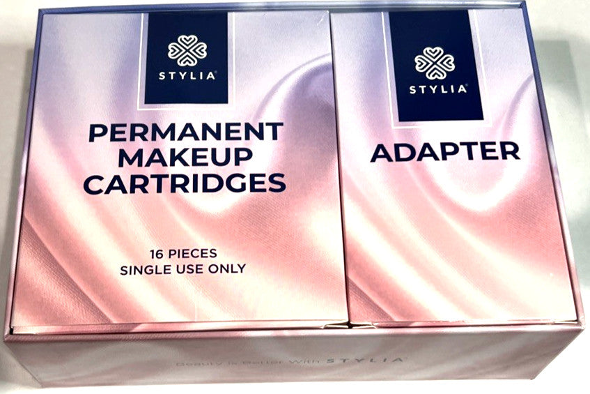 Stylia Permanent Makeup Machine Starter Kit Set (Color Pink)