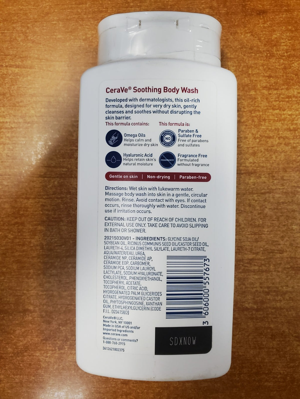 CeraVe Sensitive Skin Body Wash - Ultra Gentle, Hydrating 10 oz