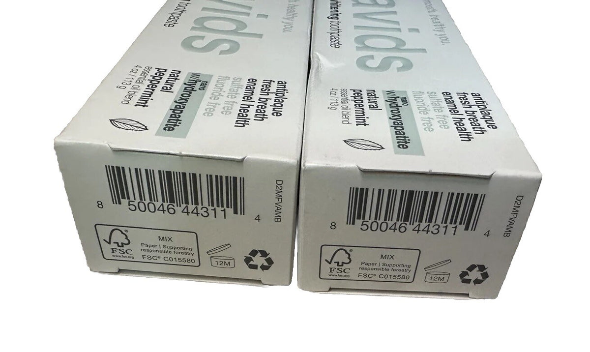 Fluoride-Free Hydroxyapatite Toothpaste for Sensitive - 2 Pack
