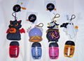 Halloween Pocket Bac Hand Sanitizer Holders with Refills - Set of 4