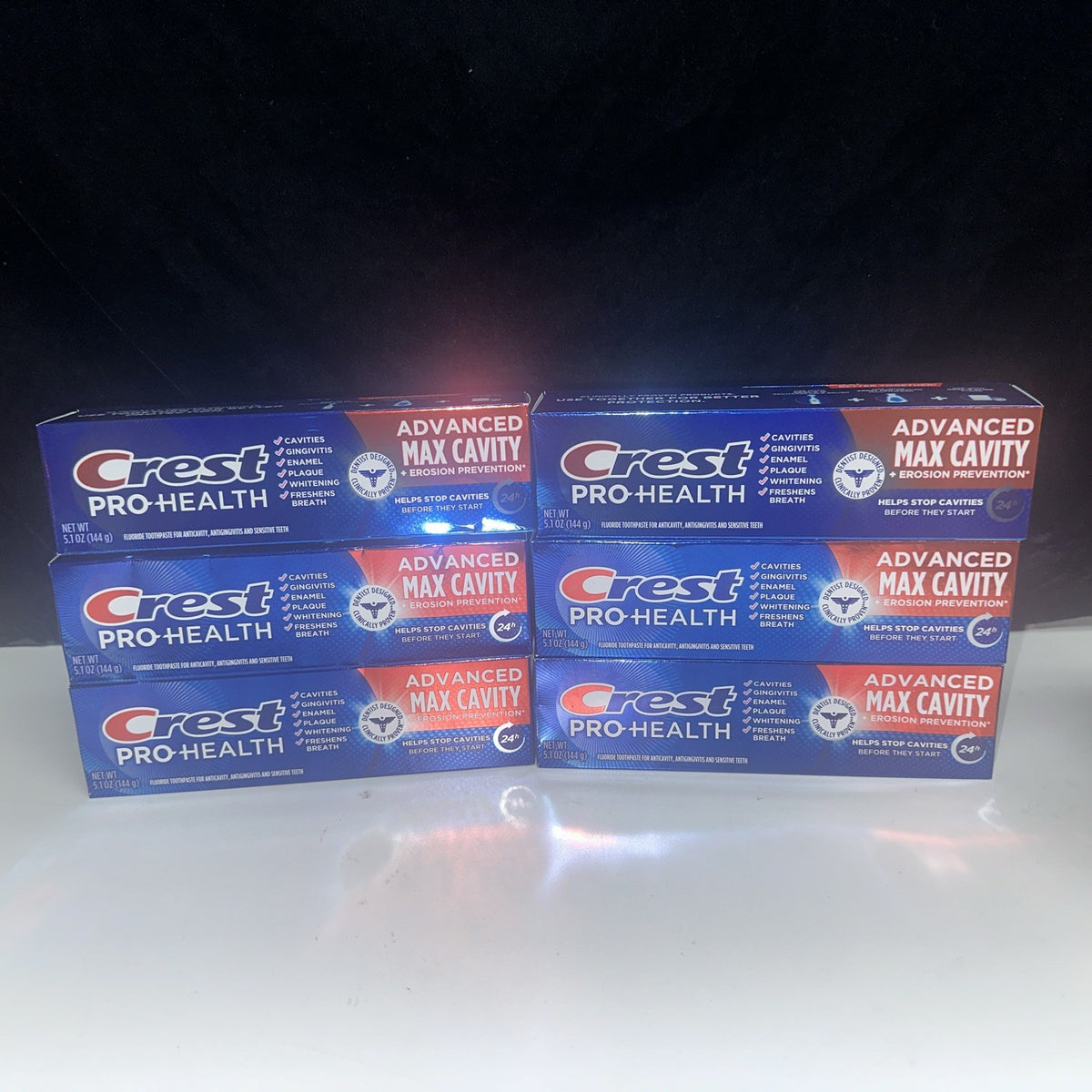 Crest Advanced Max Cavity & Erosion Protection Toothpaste 5.1 oz 6 Pack