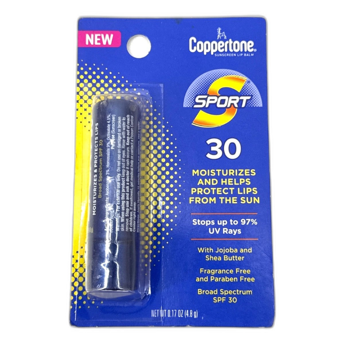 SPF 30 Lip Balm Sunscreen Pack of 2 - Moisturizing & Sun Protection for Active Outdoors