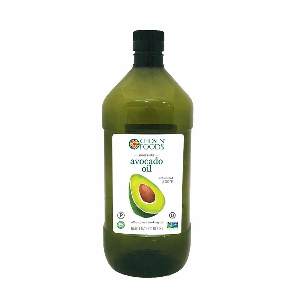 Pure Avocado Oil 67.6 Fl Oz (2 Liter) for Cooking & Baking - High Smoke Point