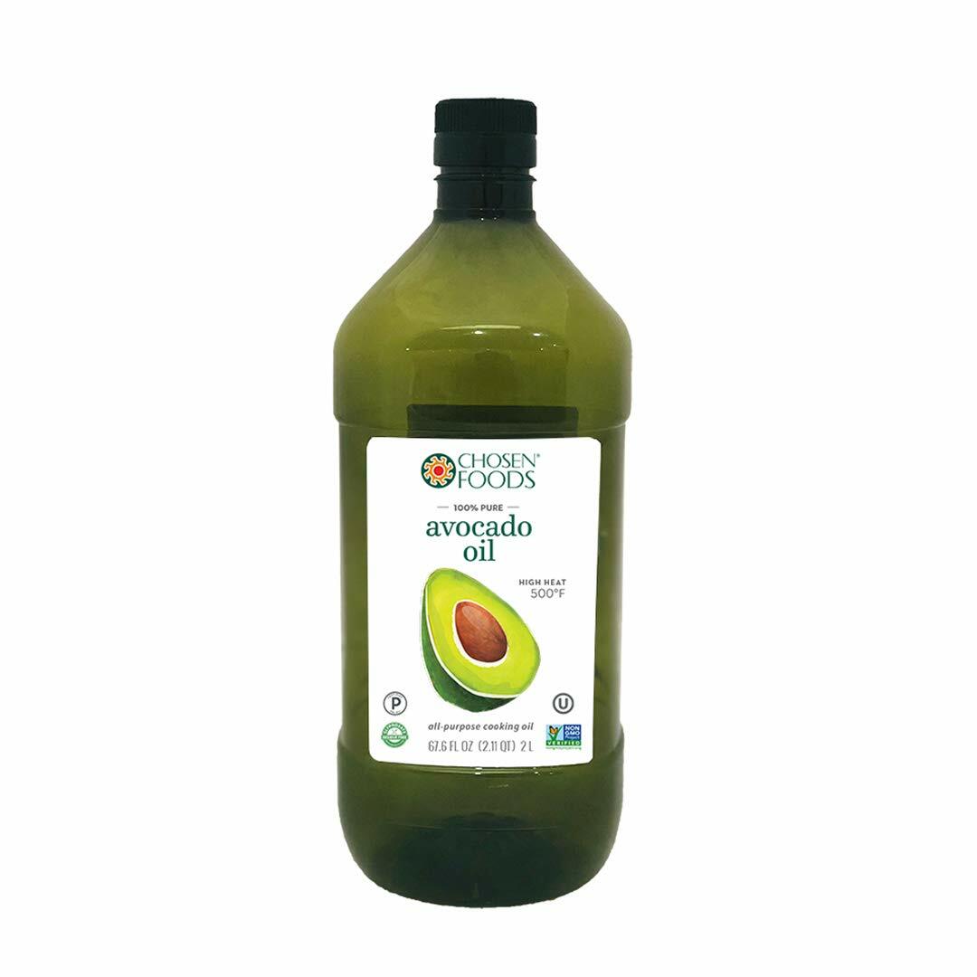 Pure Avocado Oil 67.6 Fl Oz (2 Liter) for Cooking & Baking - High Smoke Point
