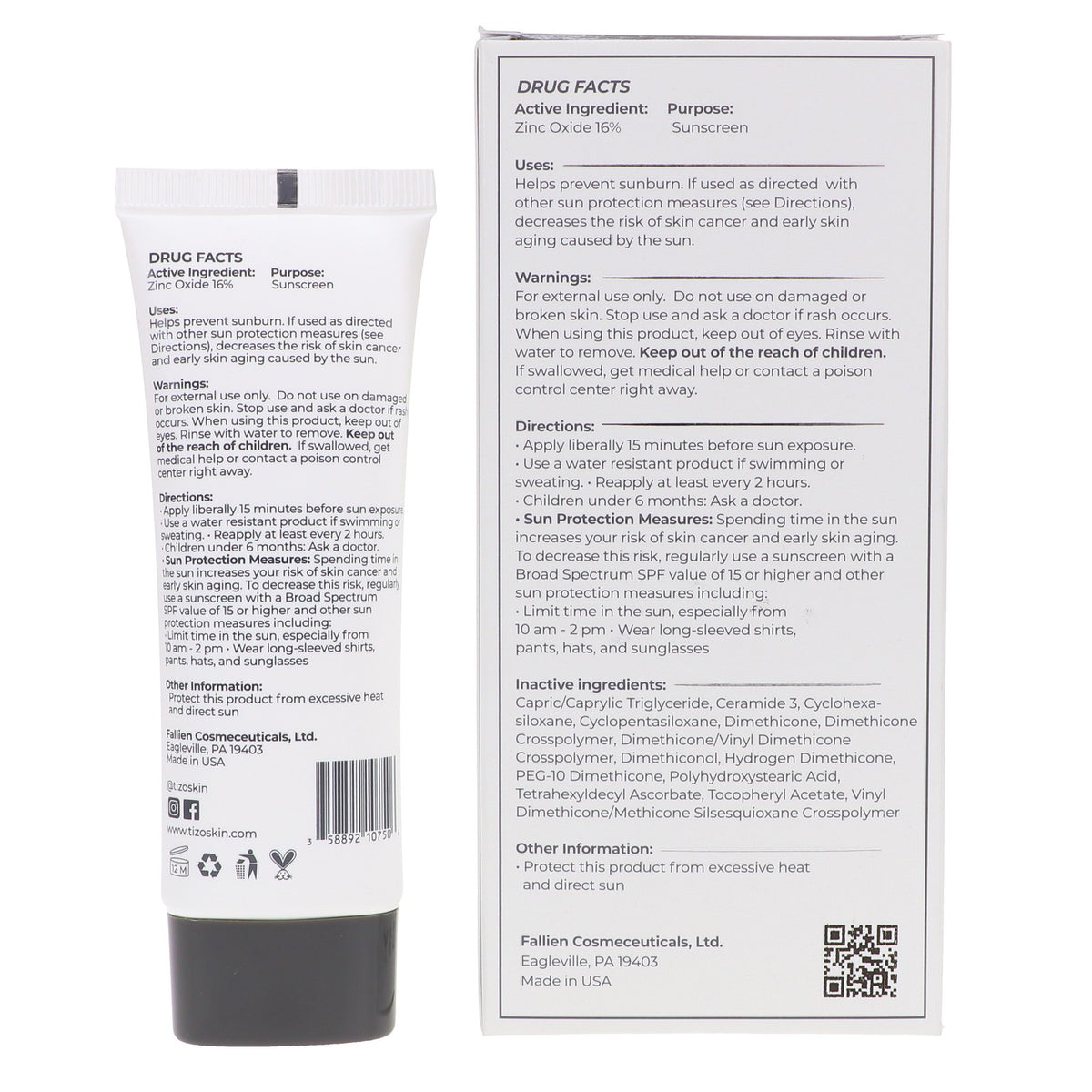 SPF 40 Sunscreen with Zinc & Vitamins - Hydrating Moisturizer for Mature Skin