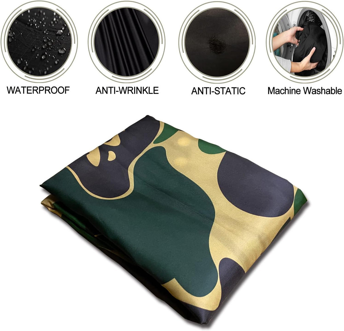 Professional Waterproof Hair Cutting Cape for Men with Snaps - Salon Barber Cape
