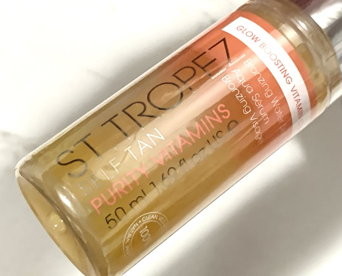 St Tropez Self Tan Purity Vitamins Bronzing Water Serum for Face 1.69 oz
