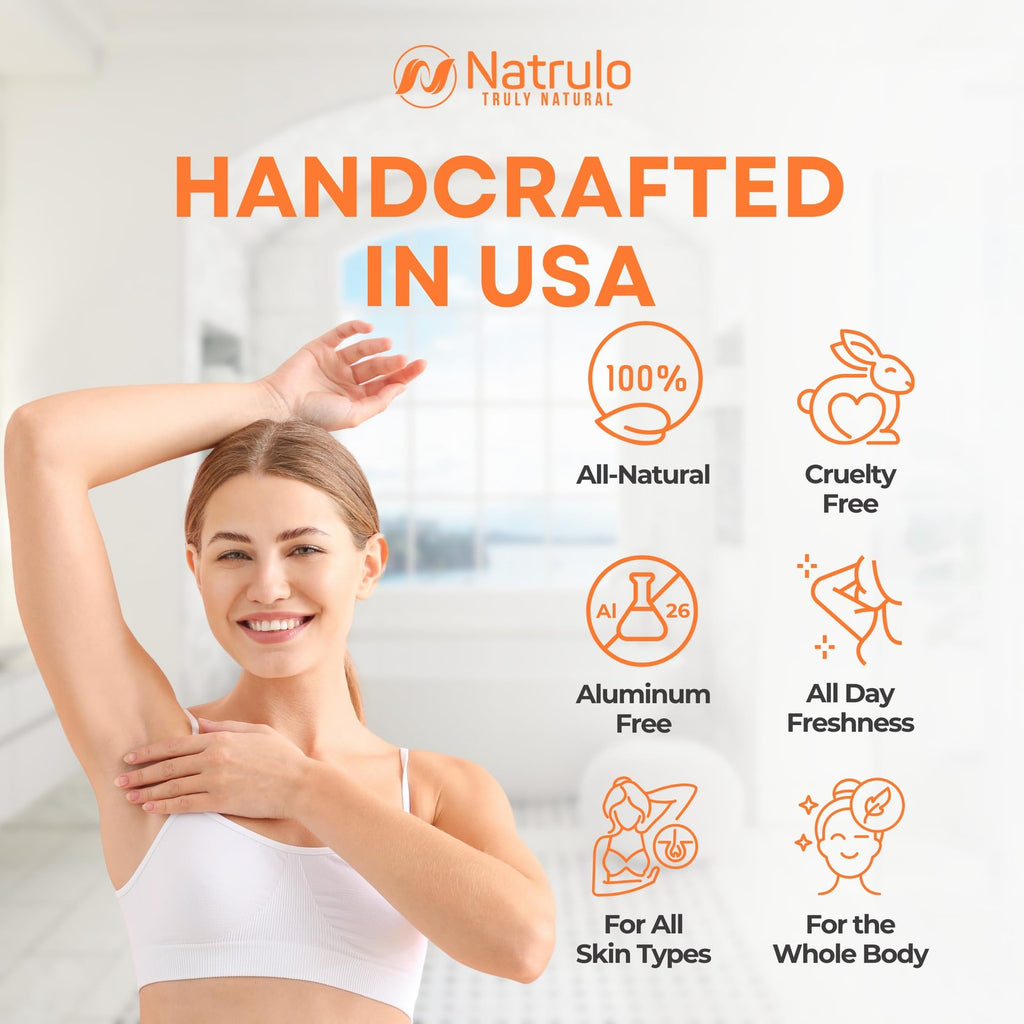 All-Natural Persimmon Deodorant for Whole Body - Aluminum-Free, Cruelty-Free