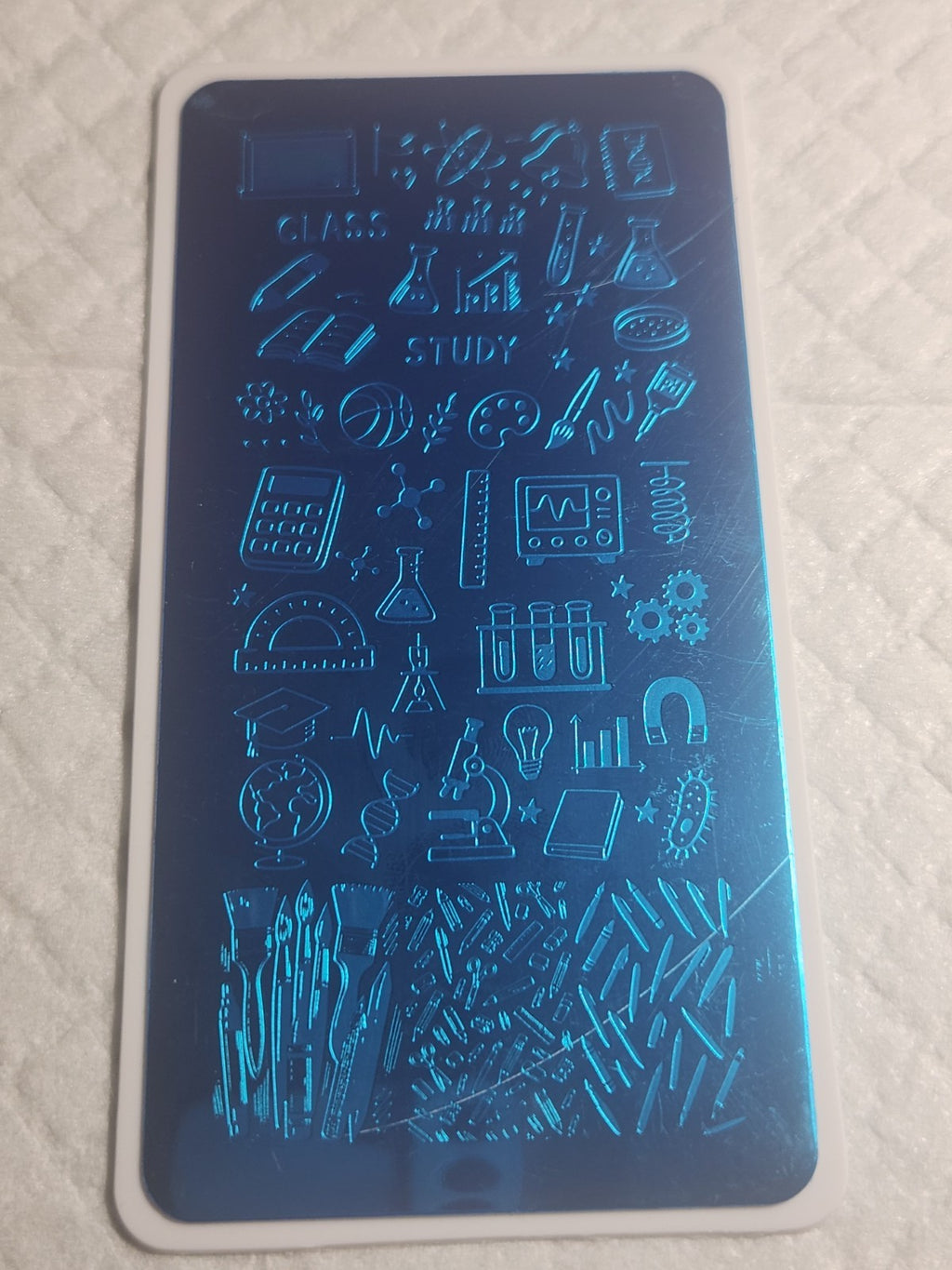 Nail Stamping Plate - School Teacher Theme RXT-20