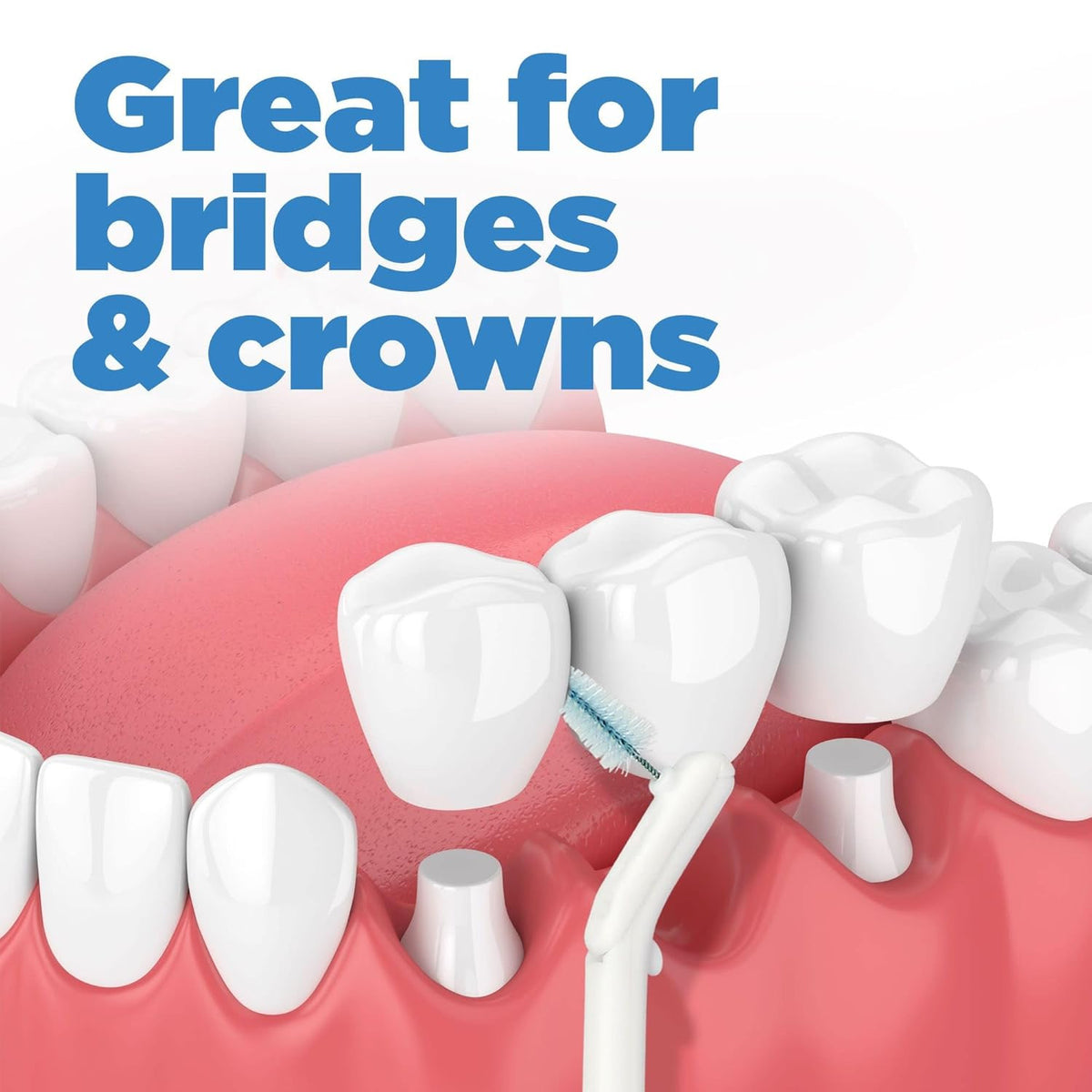 Dental Proxabrush Go-Betweens Refills for Tight Spaces and Braces