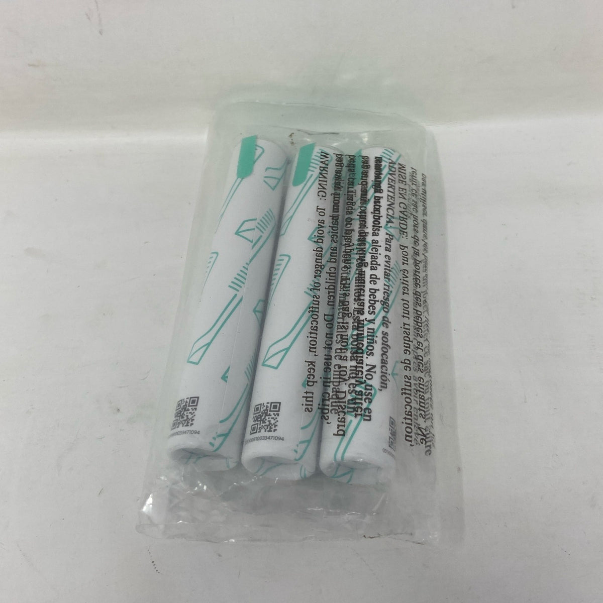 Electric Toothbrush Replacement Heads 3-Pack for Quip - White/Gray