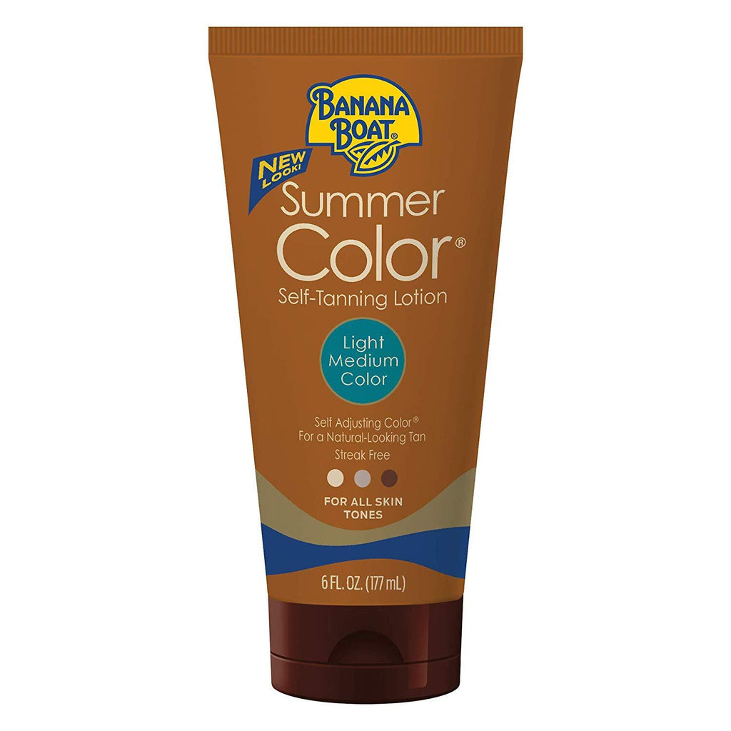 Self-Tanning Lotion Light/Medium - 6 oz Tinted, Streak-Free, Fast-Drying