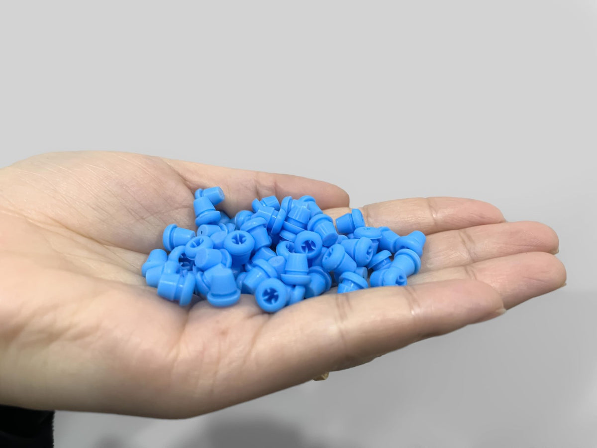 500Pcs Silicone Cover for Dental Burs Holder 5mm Hole Autoclavable Block