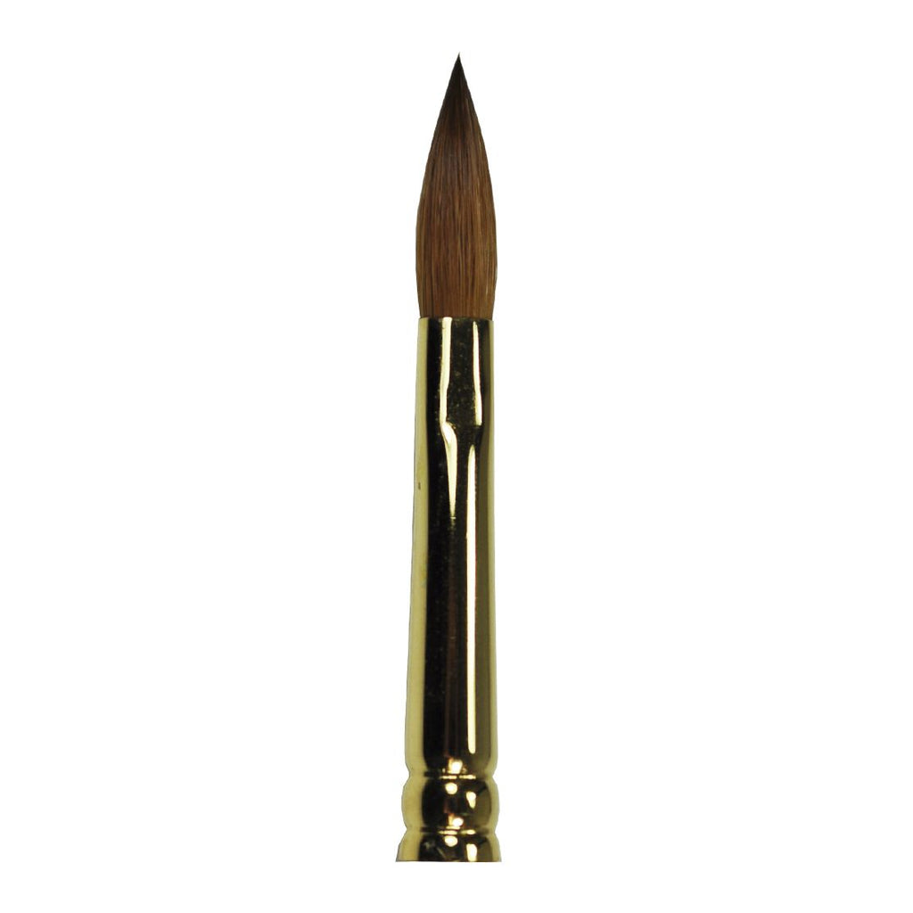 German-Made Kolinsky Sable Nail Art Brush - Oval Size Options