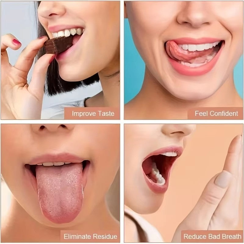Stainless Steel Tongue Scraper for Fresh Breath Oral Care - Durable & Portable