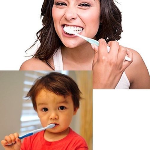 Bulk Pack of 100 Medium Soft Toothbrushes - Individually Wrapped, Standard Size