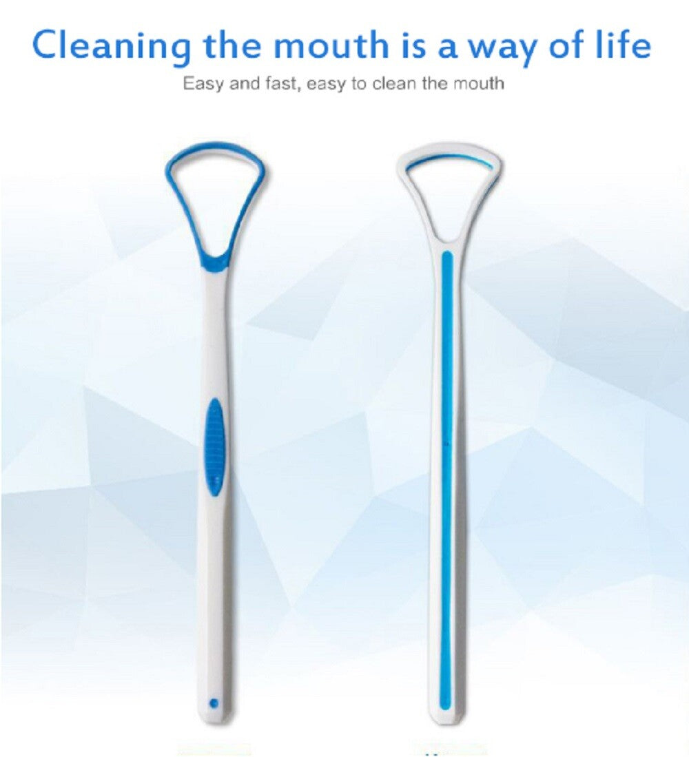 Reusable Tongue Scraper Set - Oral Hygiene Cleaner for Adults & Kids