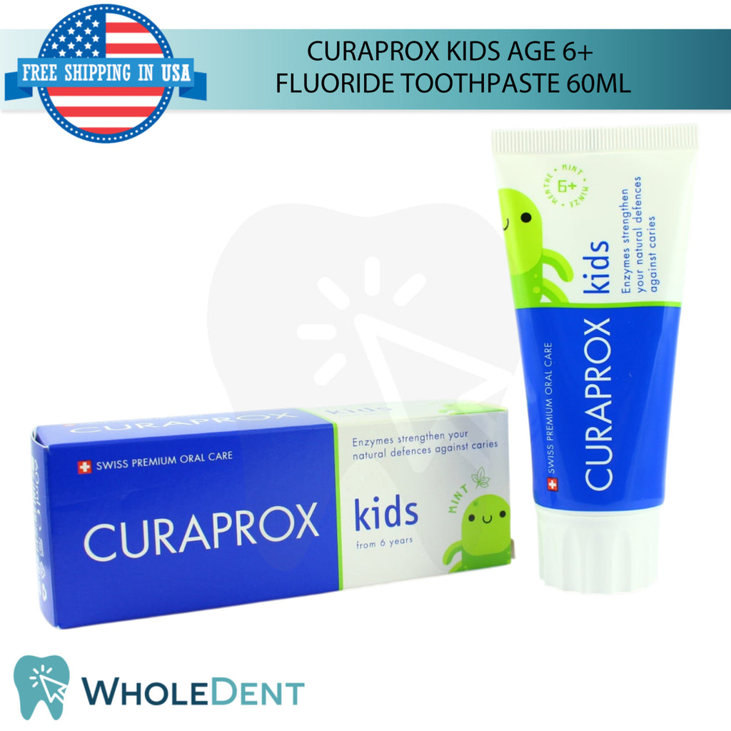 Kids Fluoride Toothpaste 60ml - Plaque Control & Enamel Protection