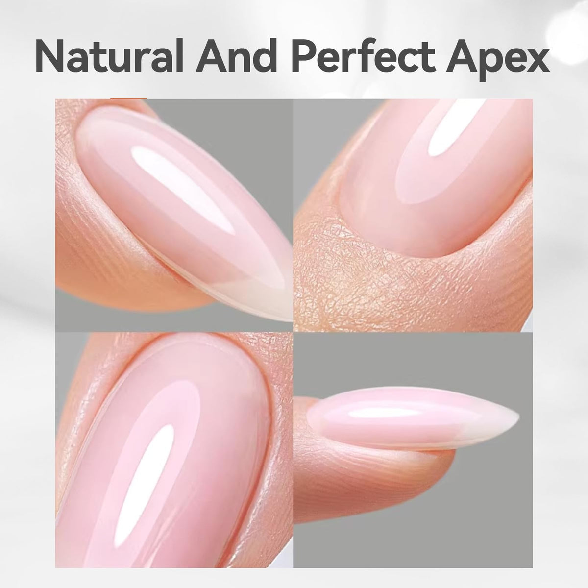 8-in-1 Clear Nail Builder Gel for Strengthening, Lengthening & Adhesion