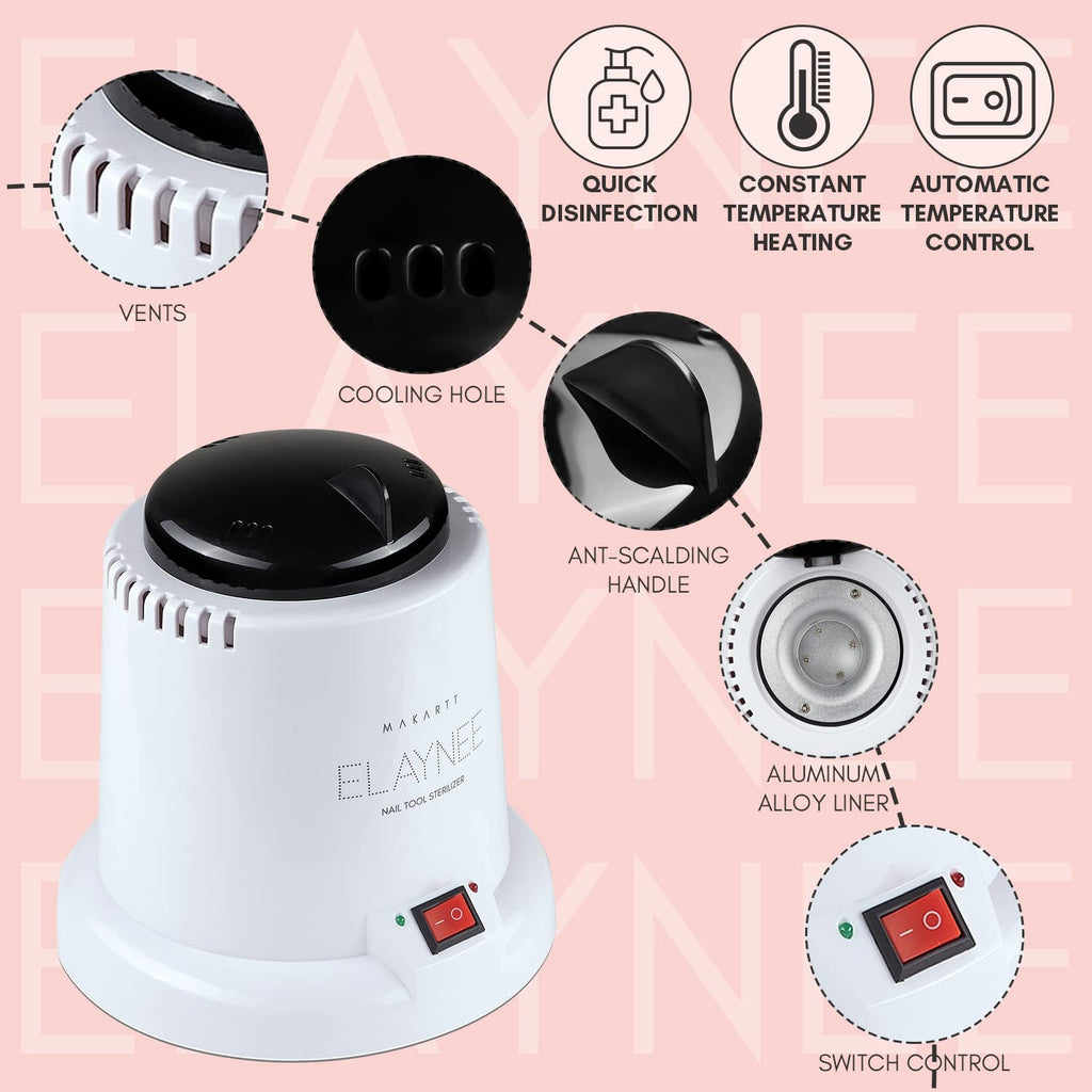 Metal Tool Sterilizer for Manicure Autoclave Salon & Spa Use