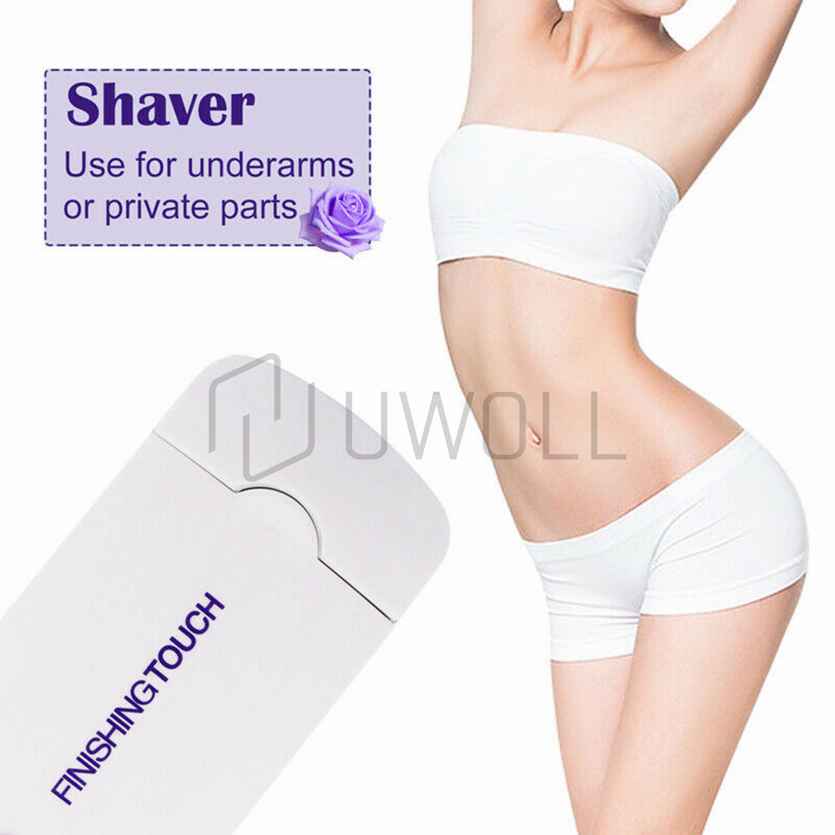 Women’s Painless Facial & Body Hair Removal Epilator with Trimmer