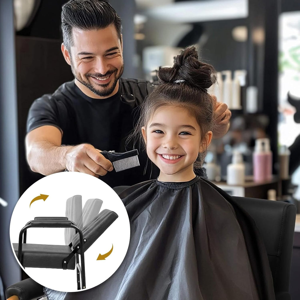 Auto Recline Shampoo Chair for Salon & Barber Shops - Portable with Tilted Backrest