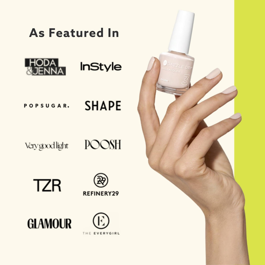 Fast Dry Top Coat for Nails - High Gloss, Long-Lasting Finish, 0.5 Fl Oz