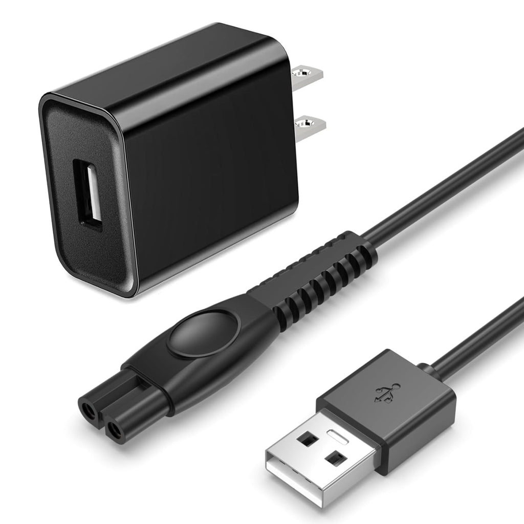 5V 1A Shaver Charger Cord for Philips Norelco & Trimmers - Replacement USB Power Cable